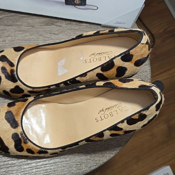 Talbots Pony Hair Cheetah Print Pumps - Picture 7 of 10